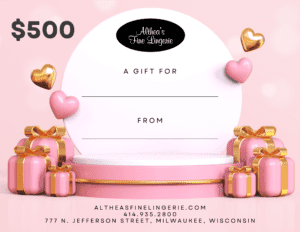 lingerie gift certificate